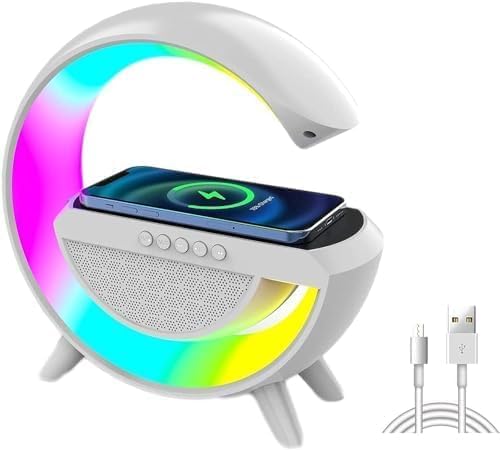Smart Multi-Functional Speaker – Wireless Charging & Ambient Lighting
