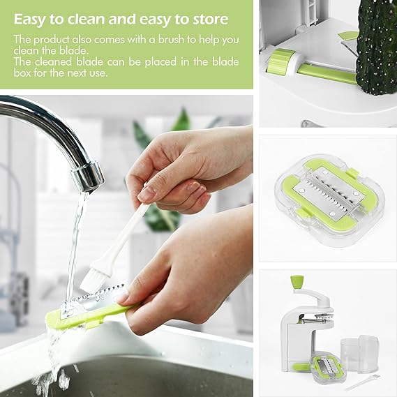 7-in-1 Nicer Dicer Vegetable Cutter – Multi-Functional Manual Slicer