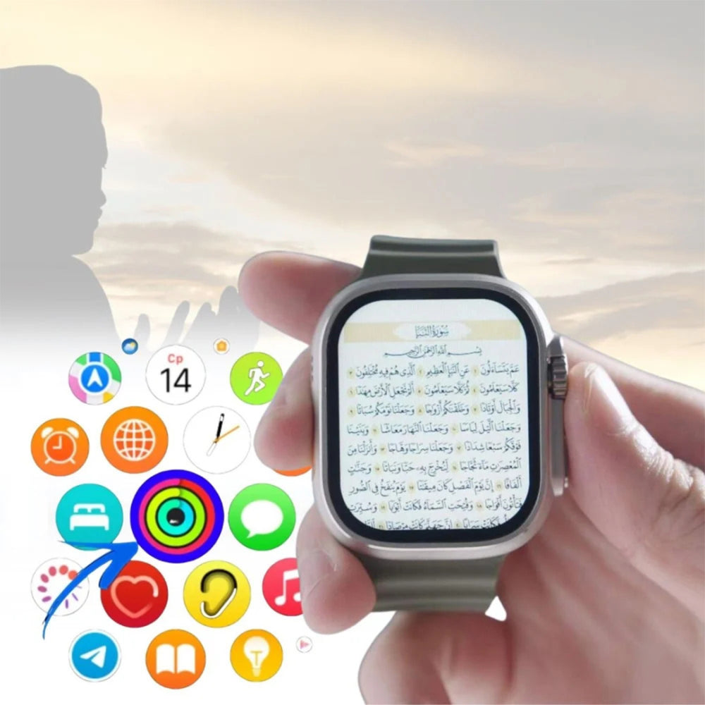 Islamic Smart Watch – Prayer Times, Qibla & Health Tracking