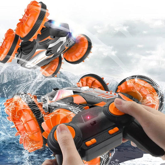 Mini Amphibious Remote Control Car – All-Terrain Stunt Racer