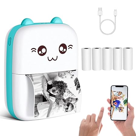 Mini Portable Printer – Cute Design, Wireless & Easy to Use