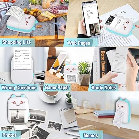 Mini Portable Printer – Cute Design, Wireless & Easy to Use