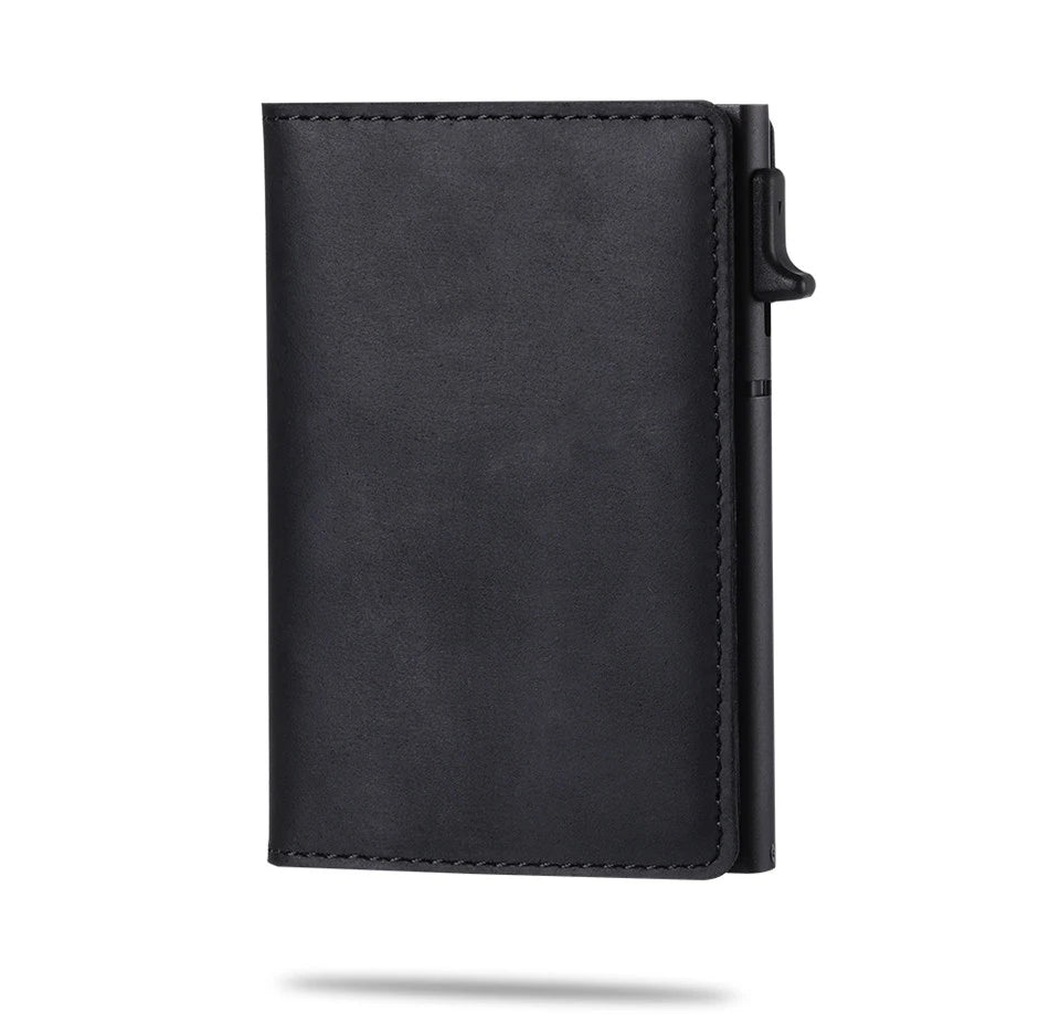 RFID Secure Wallet with AirTag Holder – Anti-Theft Design