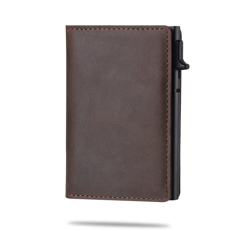 RFID Secure Wallet with AirTag Holder – Anti-Theft Design