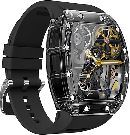 Rich Mille Carlos Santos Smart Watch – Multifunctional & Waterproof (Black)
