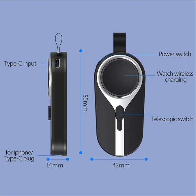 3-in-1 Wireless Charger – iPhone, Apple Watch & AirPods